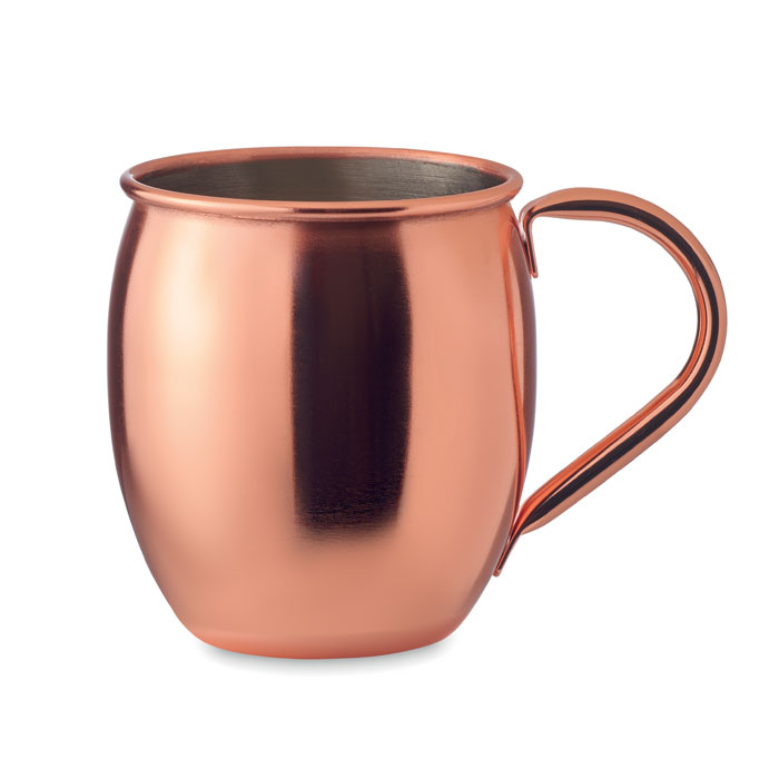 Tasse cocktail promotionnelle couleur cuivre 400ml or mat